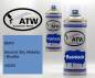 Preview: BMW, Second Sky Metallic / Bluetta, 44204: 400ml Sprühdose + 400ml Klarlack - Set, von ATW Autoteile West.